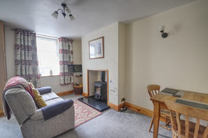 lounge of this cottage in beddgelert